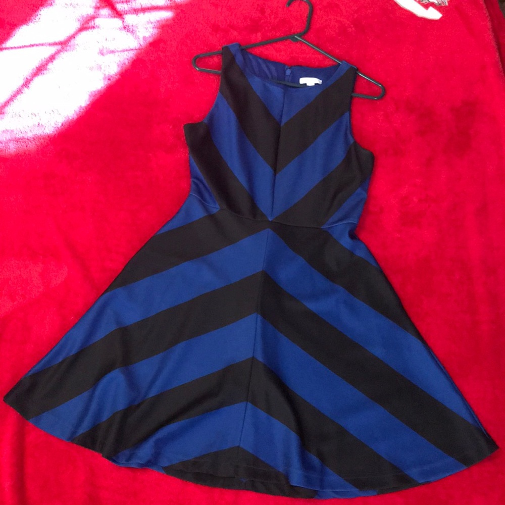 Black & Royal Blue Dress